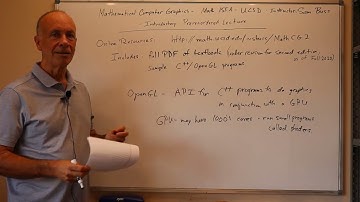 01 01 Introduction to OpenGL and GPU