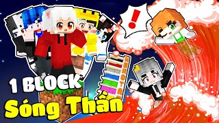 Kairon Và Hero Team Sinh Tồn 1 Block Sóng Thần Cực Nguy Hiểm Trong Minecraft