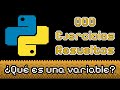 【Ejercicios resueltos #000】 ๋࣭ ⭑✮💻₊ ⊹ ¿Qué es una variable? 【Curso Python】