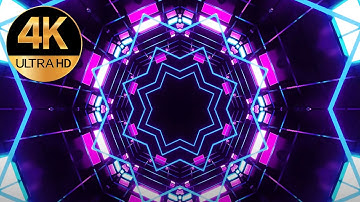 7 hours 4k Star Meditation Relaxing Sci-fi Party Light Design Screen saver Seamless Loop Animation