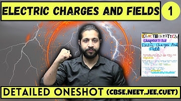 Class 12th Physics: Electric Charges & Fields CH-01 I Detailed One Shot I JEE/NEET/CBSE
