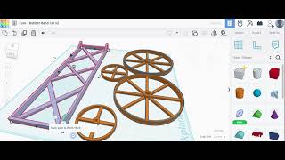 TinkerCAD Tutorial: Rubber Band Car (Part 4) - Axles + Hook