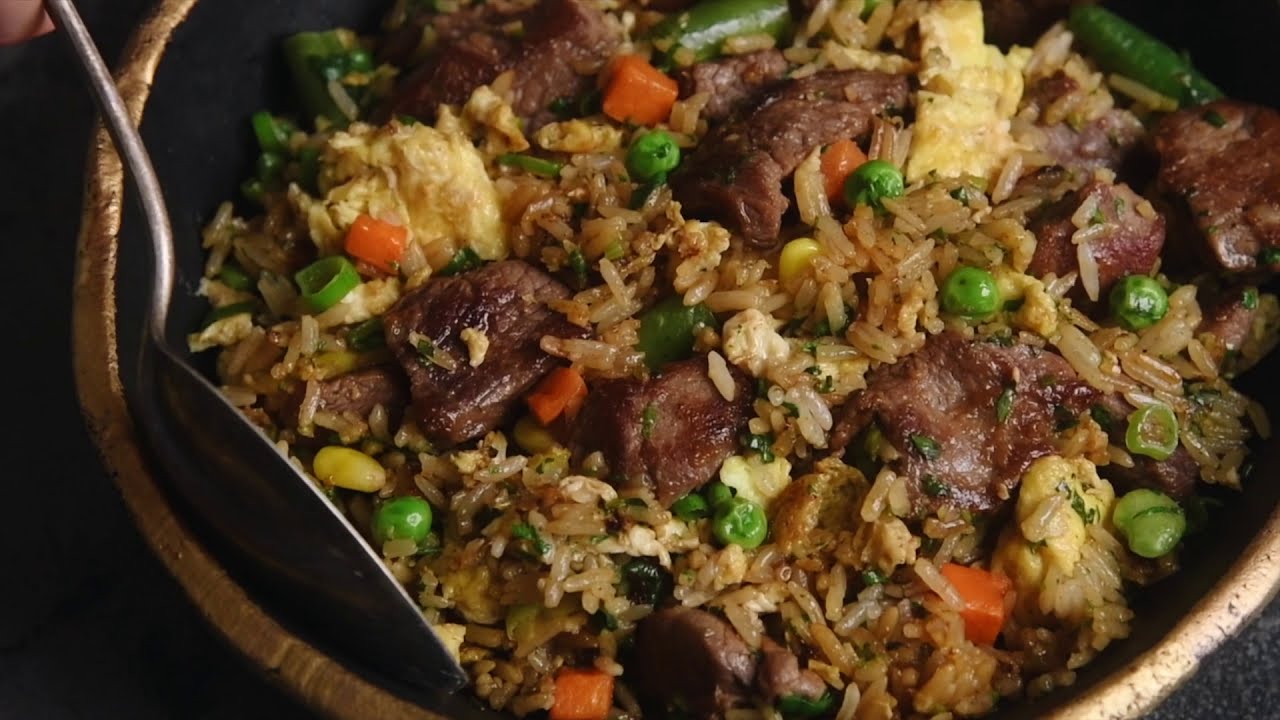 15Minute Lamb Fried Rice Recipe YouTube