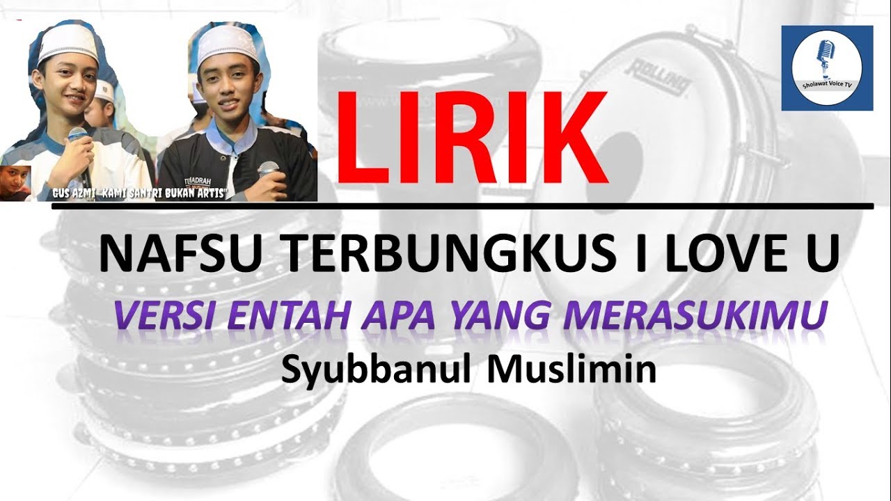 Download Lagu Lirik Nafsu Terbungkus I Love You Versi Entah