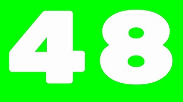 55-Second Countup Timer with Tick-Tock Sound and Final Alert (green screen, chroma key)