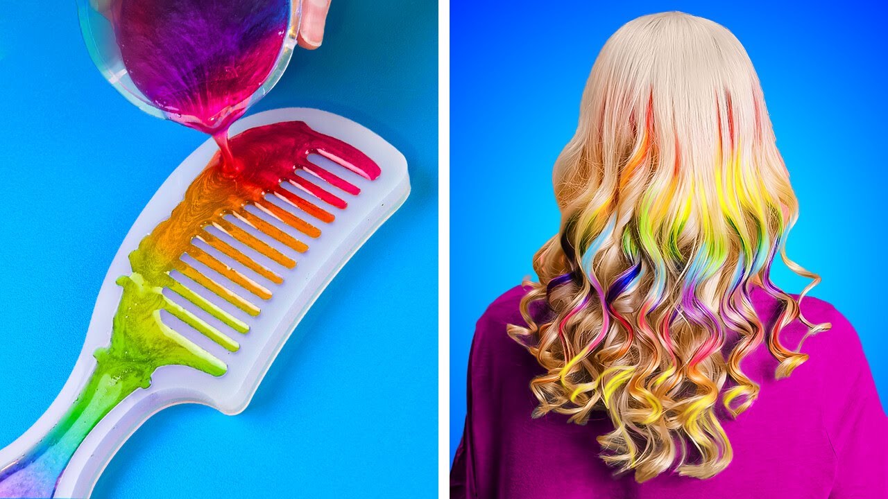 A dynamic action shot panning or tracking movement related to hairstyling. This image represents popular trends and innovative techniques that can be replicated by anyone, emphasizing learnability and replicability.