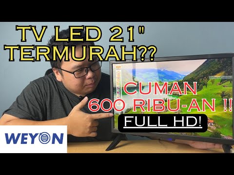 TV LED 21" Termurah Satu Marketplace! Review TV WEYON 21 Inch~