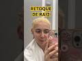 Ya me URGÍA este retoque😅👀  #retoque #ferjalil #raices #peloblanco #decoloracion #salondebelleza