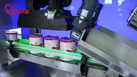 Milk powder automatic filling line for 401# tin can,can seamer machine,capping machine