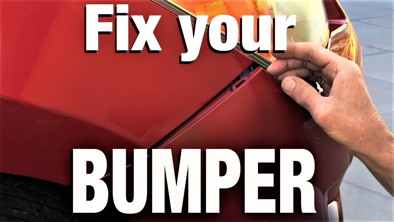 How to Fix Your Bumper - The Easy Way - YouTube