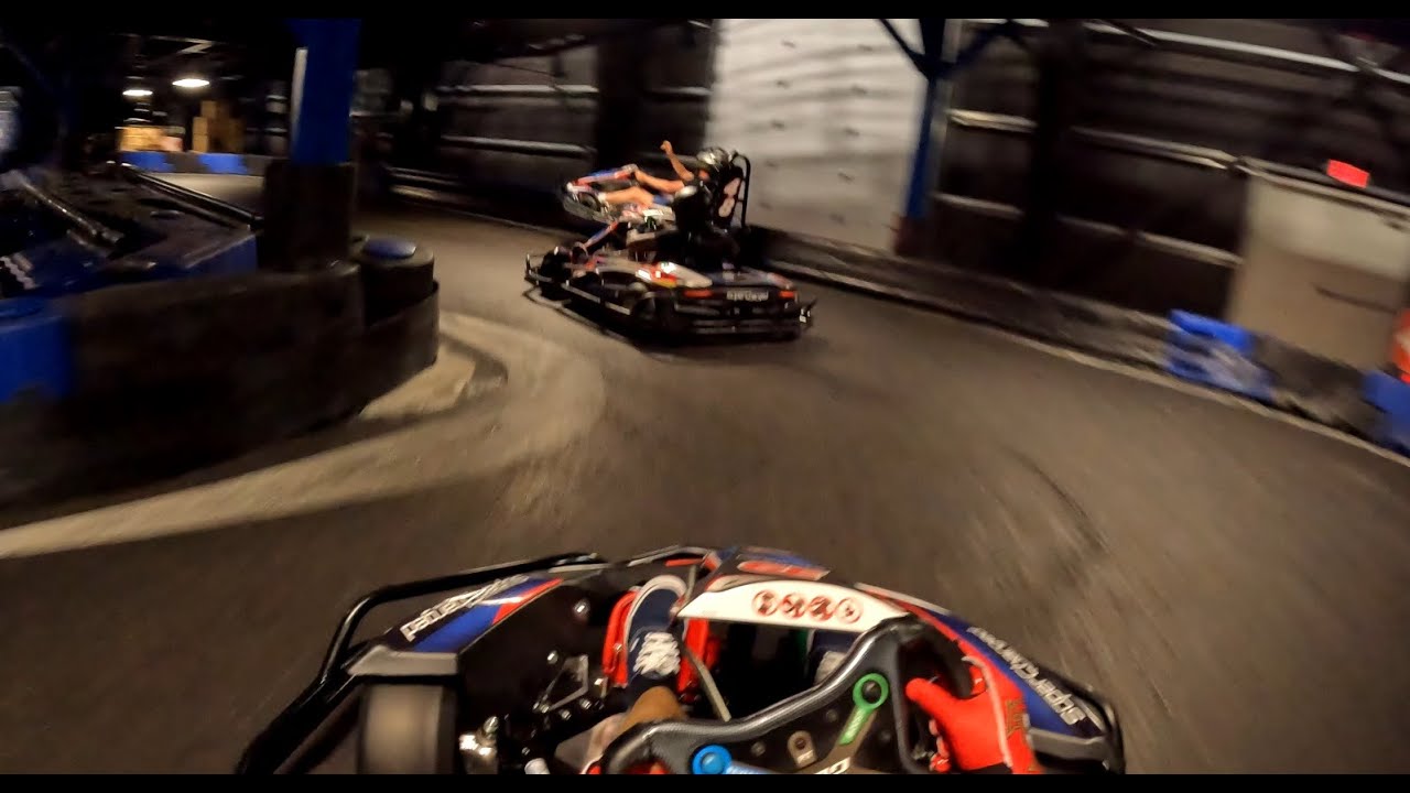 Go Kart Racing New Haven Ct Go-Kart goes airborne at Supercharged Racing CT! Full Race POV - YouTube