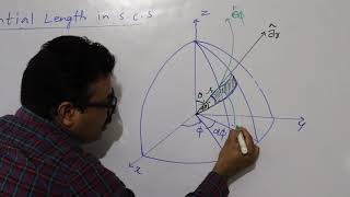 Vector calculus: Spherical Coordinate System | Differential length area and volume