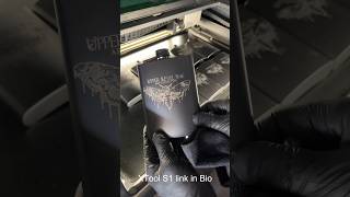 Xtool S1 #laser #xtool #laserengraver #engraver #flasks #merch #batch #logo #tattoostudio #art