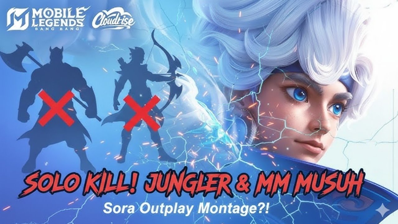 SOLO KILL‼️‼️ Sora gameplay. Mobile Legend Bang Bang.