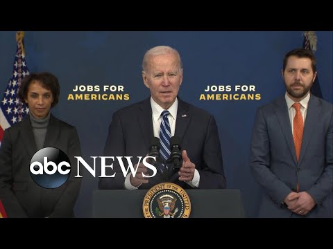 Biden comments on better-than-expected jobs report