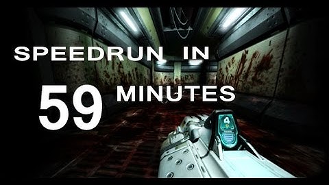 DOOM 3 BFG - Run Test Total 59 Minutes ( WR? ) DEAF PLAYER - by eXcrem