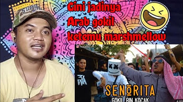 SENORITA ARAB GOKIL vs Marshmellow NGAWUR MANTAV! 3Way Asiska (cover) | reaction