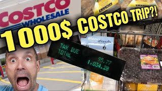 My 1034$ Costco Haul! See what I got and eat!!