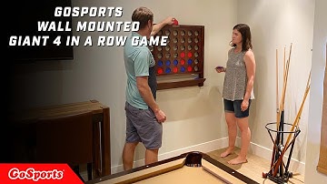 GoSports Wall Mounted Giant 4 in a Row Game