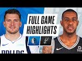 MAVERICKS at SPURS | FULL GAME HIGHLIGHTS | January 22, 2021