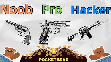 NOOB vs PRO vs HACKER - Weapon Craft Run | @PocketBear470