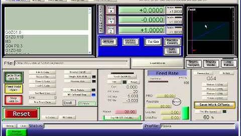 Third cut a 12" square g-code routine