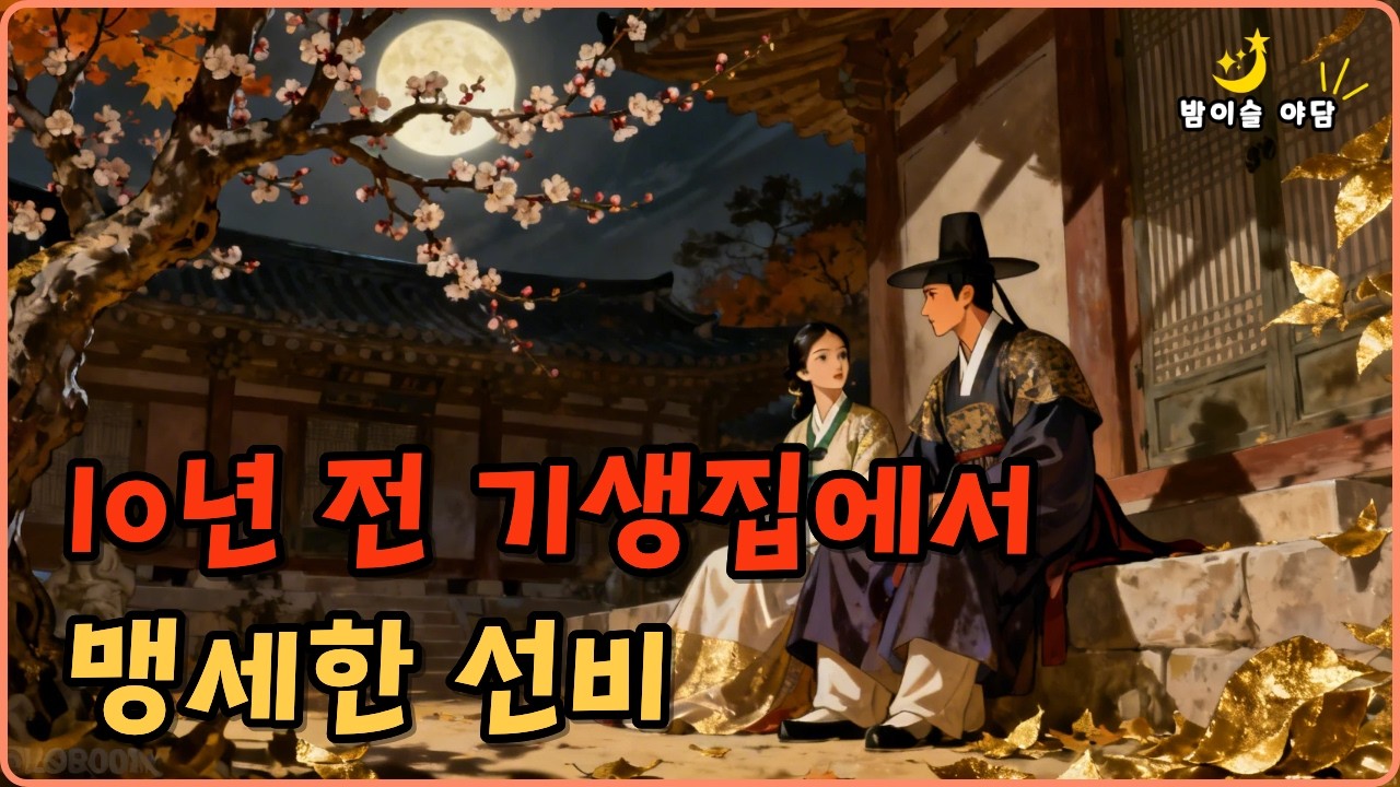 10년 전 기생집에서 맹세한 선비 | 밤이슬야담 | 조선 야담 | 오디오북