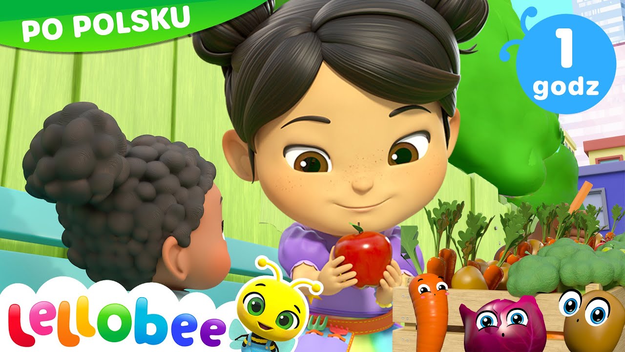 Piosenki Dla Dzieci Misio Mniam Mniam Mniam Piosenka o Warzywach 🐝Lellobee - Bajki edukacyjne dla