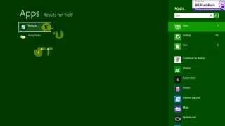 How to open metro application in Windows 8 screenshot 4