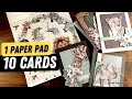 1 paper pad - 10 cards | "wild and free" by Studio Light