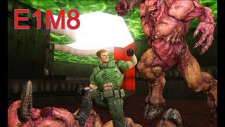 The Ultimate Doom (Doom Remake 4 Mod) - 100% walkthrough - E1M8: Phobos Anomaly