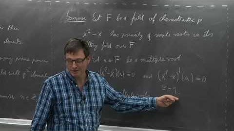 Abstract Algebra - Lothar Göttsche - Lecture 17