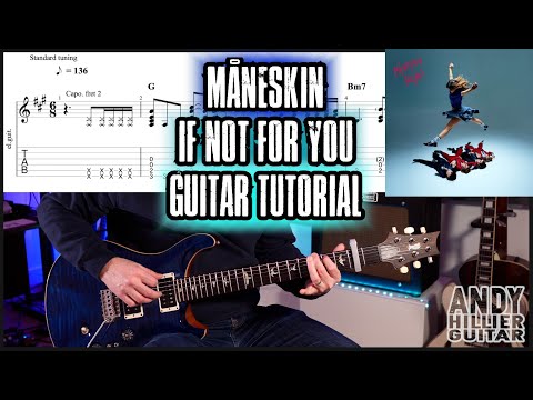 How To Play Måneskin - If Not For You Guitar Tutorial