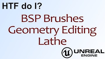 HTF do I? Geometry Editing: Lathe ( UE4 )