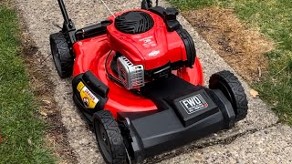 How To Release Stuck Pull Cord On New Lawn Mower - Craftsman M220 150cc