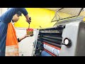 Heidelberg MOE Offset Printing Machine || Printing and Cleaning in New Market