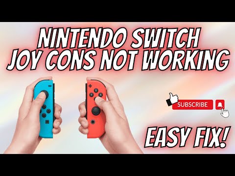 NINTENDO SWITCH JOYCONS NOT WORKING || EASY FIX!