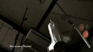 Microwave Rocket - 120g model launch