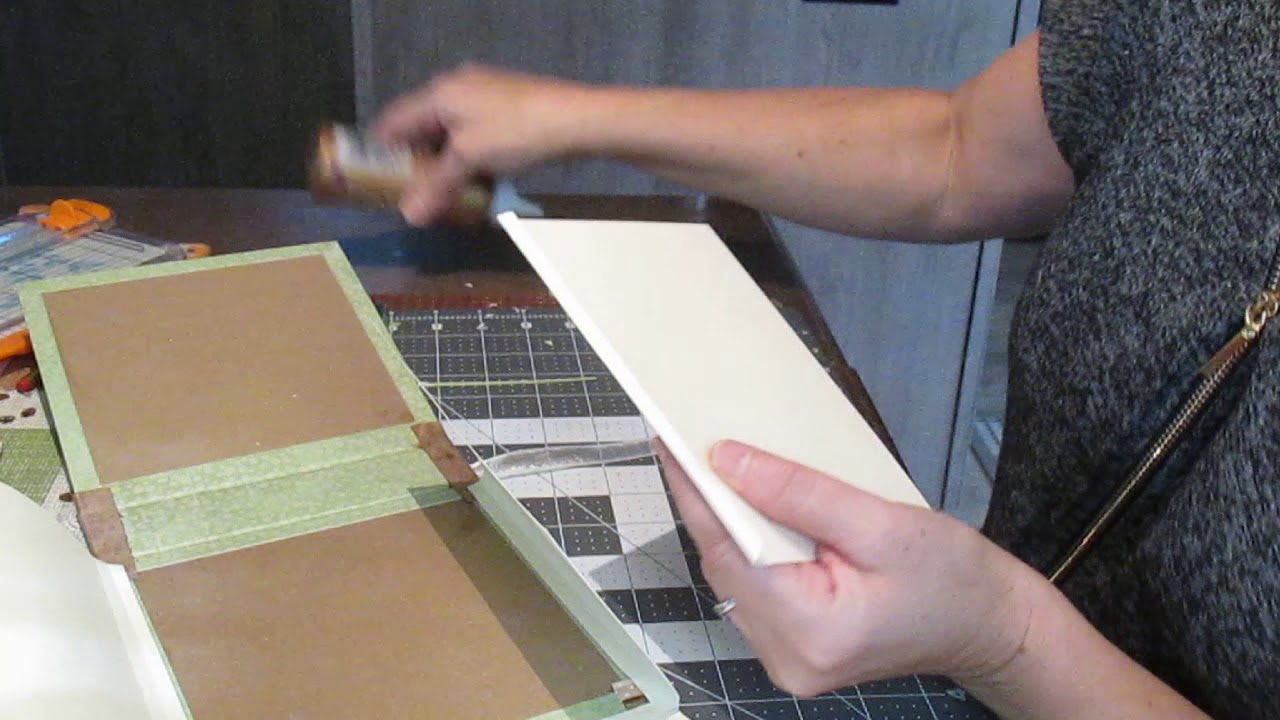 Scrapbooking page of 9 faces tutorial scrapbooking tiendas