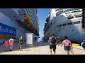 How Big is Symphony of the Seas , Docked at Cozumel Mexico