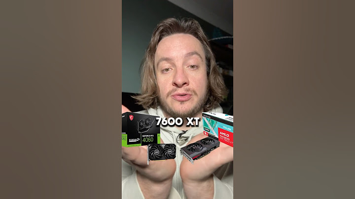 RTX 4060 vs RX 7600 XT: Which One Should You Buy?