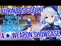 C0 Furina is GODLY! 4★ Weapon Showcase - Genshin Impact