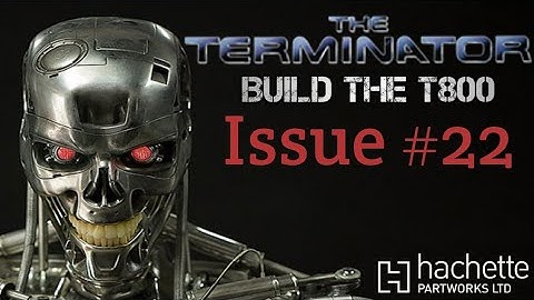 Build the Terminator issue 22 - connecting up the jaw and installing the faceplate
