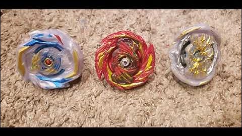 Beyblade Burst Battle: Command Dragon D5 Vs. Master Devolos D5 Vs. Royal Genesis G5