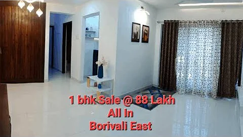 1 bhk Sale @88 Lakh All in !! Borivali East , Magathane , Ready To Move !! Amenities