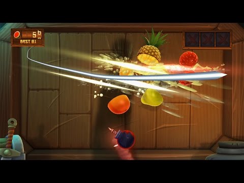 Fruit Ninja Kinect 2 Xbox One gameplay Quickplay Classic