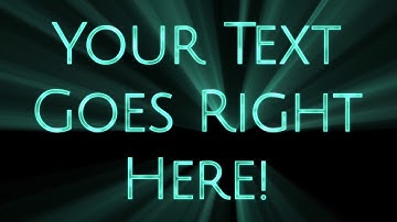Light Ray Text - Customisable animated video loop
