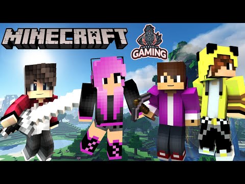 Playing Minecraft With Friends In Server | Androkit Gaming