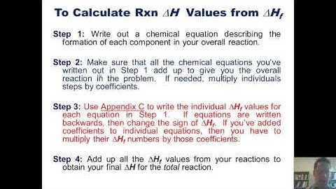 Chapter 5 – Thermochemistry: Part 10 of 11