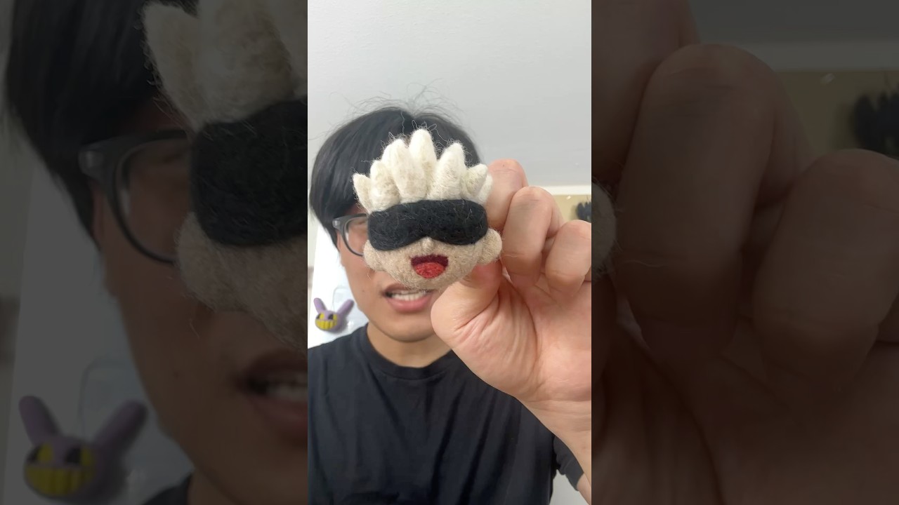 Poking Gojo to life with Needlefelt Art
